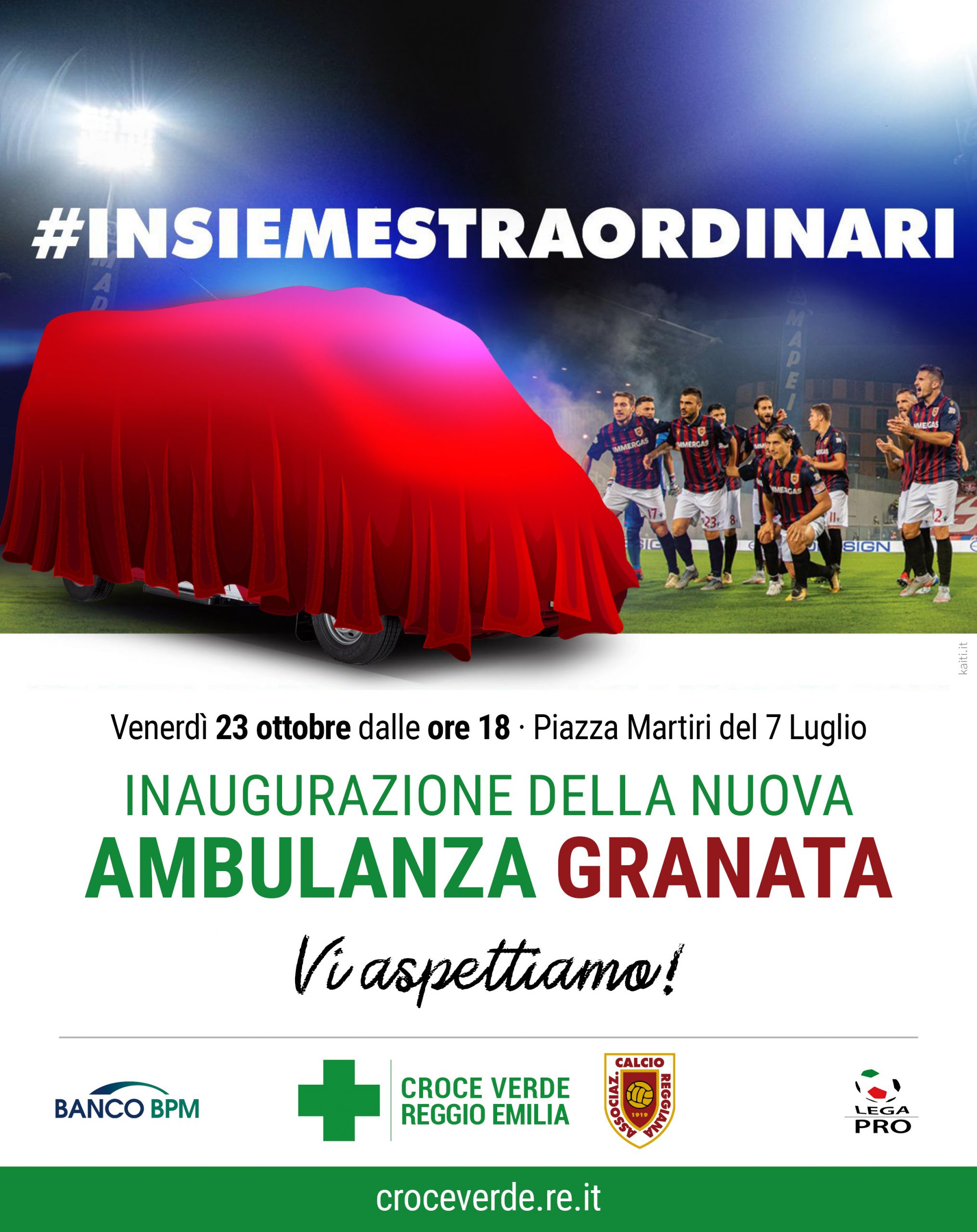CROCE-VERDE-inaugurazione-ambulanza-granata-COMUNICATO (1)