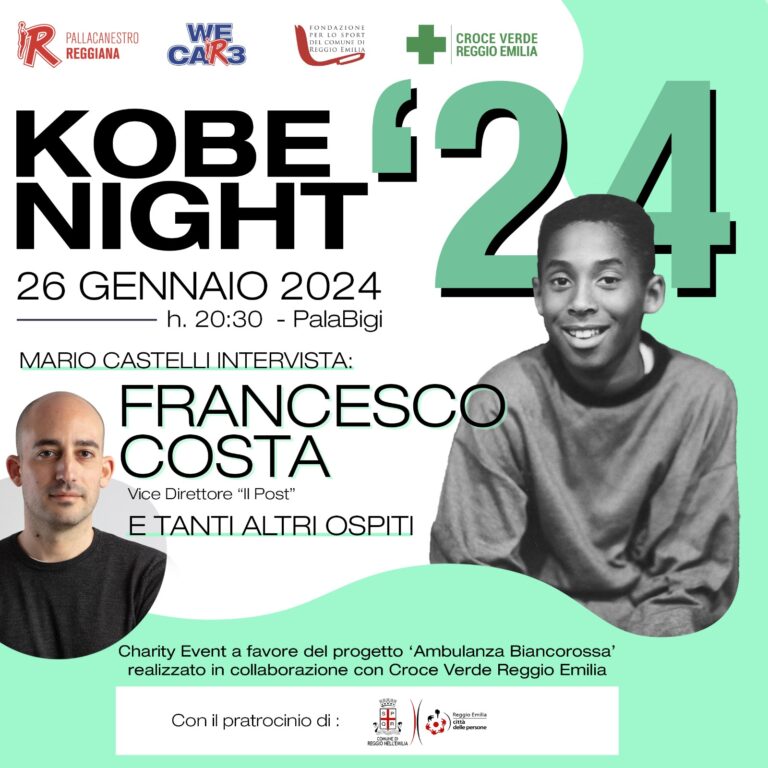 Kobe Night ’24: 26 gennaio 2024 al PalaBigi